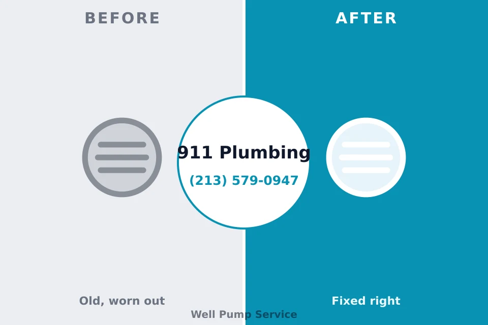 Before and after: plumbing company Bullard, TX